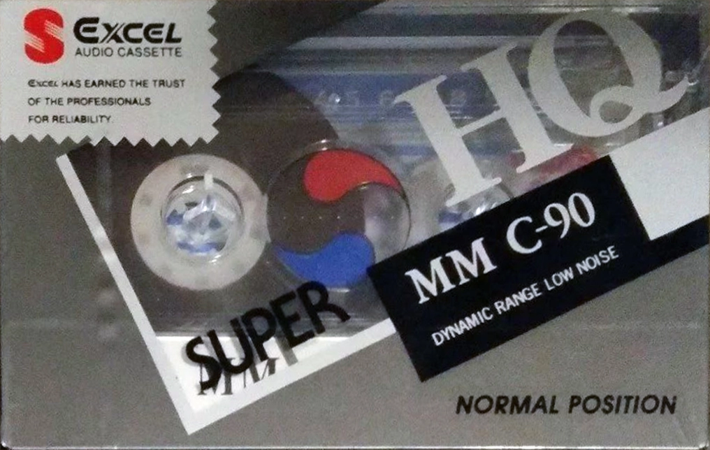 Compact Cassette Excel 90 "Super HQ MM" Type I Normal Europe