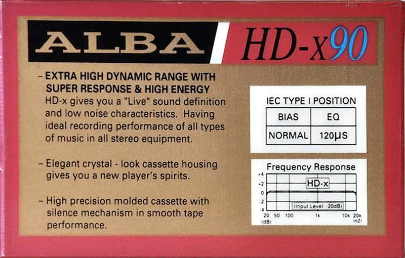 Compact Cassette Alba 90 Type I Normal