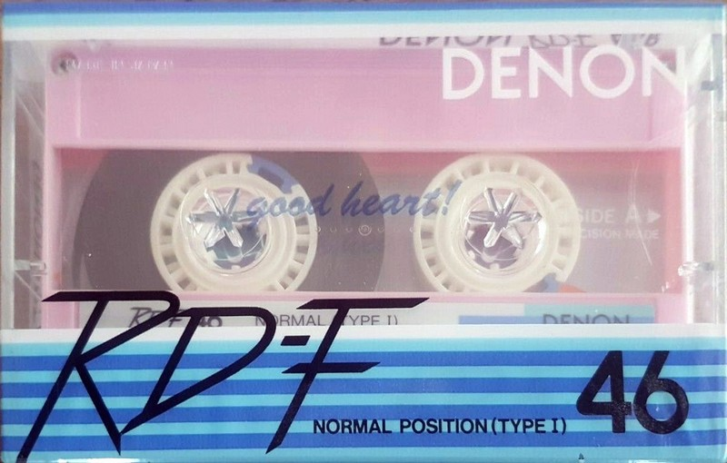 Compact Cassette Denon RD-F 46 "RD-F46R" Type I Normal 1986 Japan