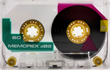 Compact Cassette Memorex dBS 60 Type I Normal 1989 North America