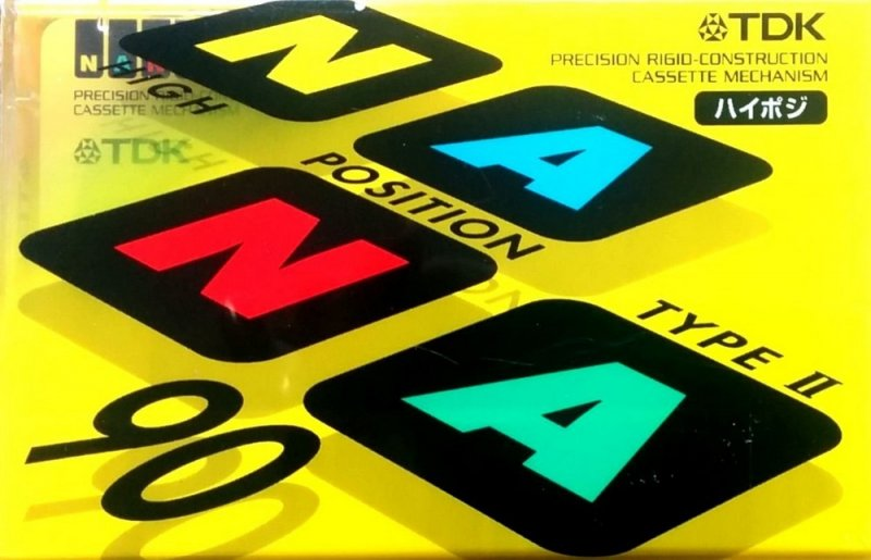 Compact Cassette TDK Na Na 90 "NA2-90" Type II Chrome 2000 Japan