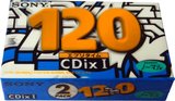 2 pack Sony CDix I 120 "C-120CDX2C" Type I Normal 1995 Japan