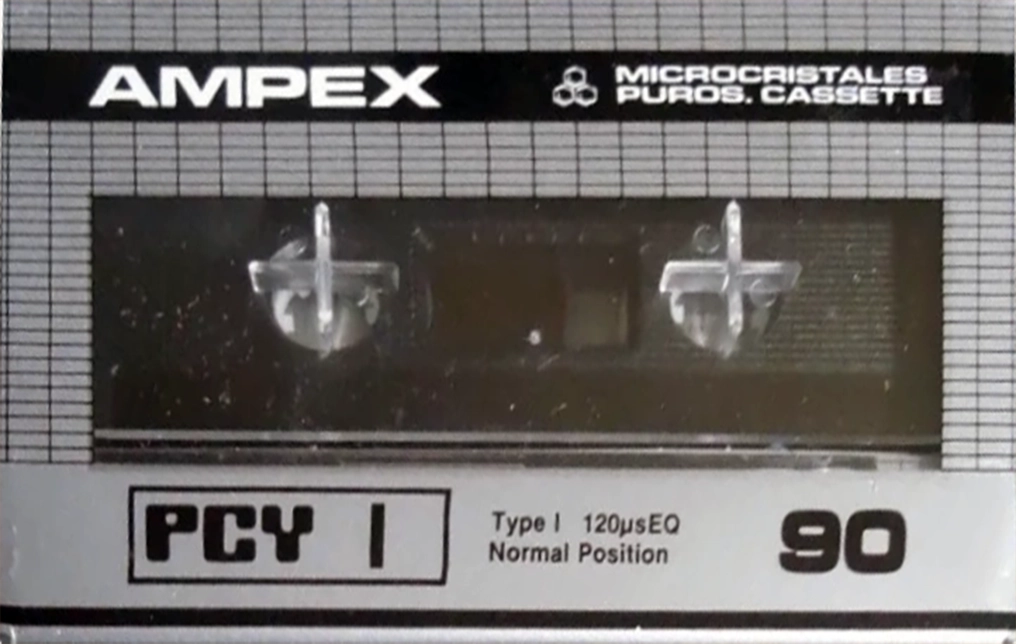 Compact Cassette Ampex PCY 90 Type I Normal 1980 North America