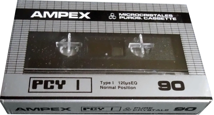Compact Cassette Ampex PCY 90 Type I Normal 1980 North America