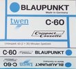 Compact Cassette Blaupunkt 60 "twen" Type I Normal Germany