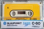 Compact Cassette Blaupunkt 60 "twen" Type I Normal Germany