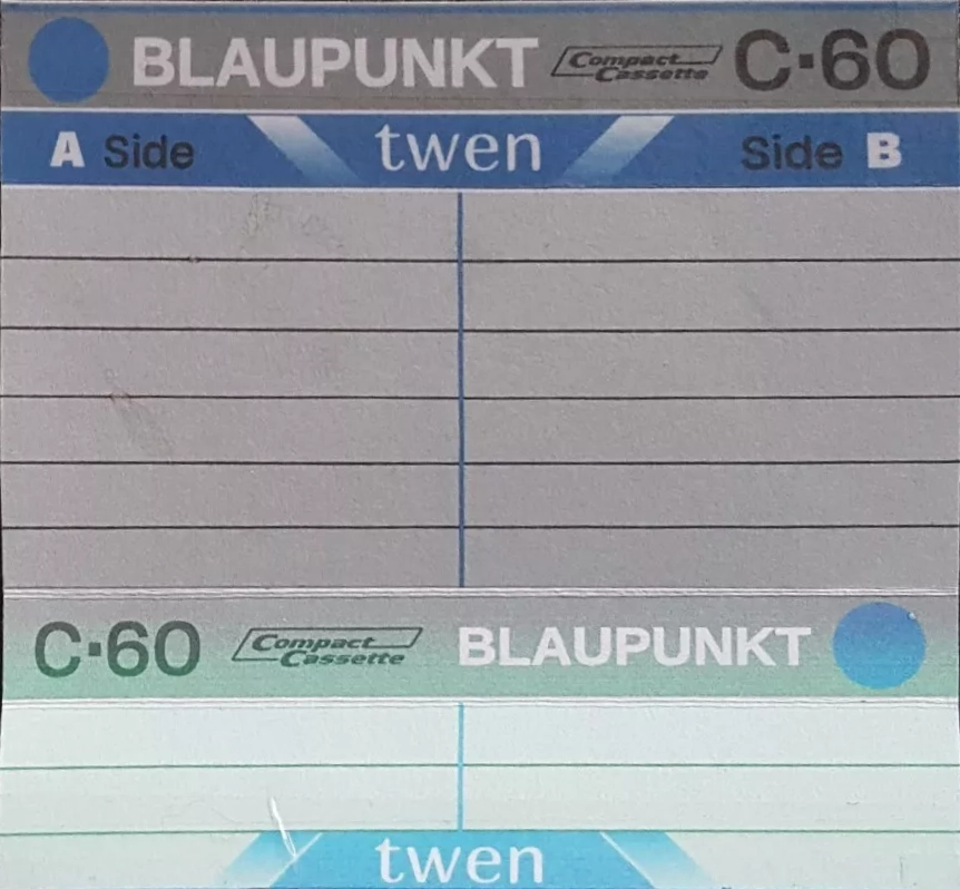 Compact Cassette Blaupunkt 60 "twen" Type I Normal Germany