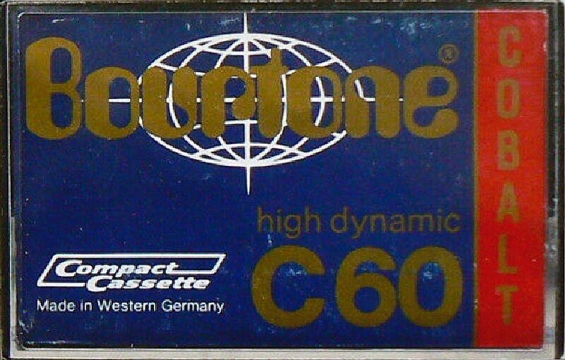 Compact Cassette Bourtone 60 "Cobalt" Type I Normal Germany