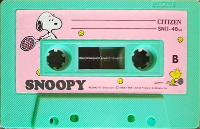 Compact Cassette Citizen Snoopy SN II 46 "SNII-46GA" Type I Normal 1985 Japan