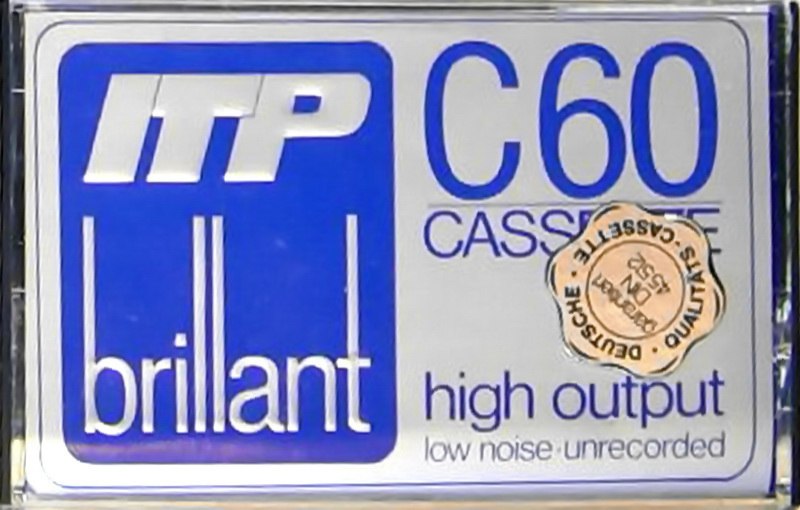 Compact Cassette ITP 60 "Brilliant" Type I Normal Germany