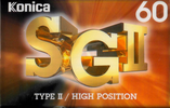 Compact Cassette Konica SG 60 Type II Chrome 1993 Europe
