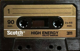 Compact Cassette Scotch High Energy 90 Type I Normal 1976 Europe