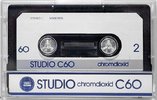 Compact Cassette Studio Technik 60 Type II Chrome Europe