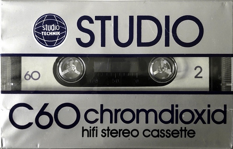 Compact Cassette Studio Technik 60 Type II Chrome Europe