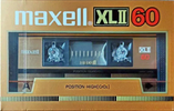 Compact Cassette Maxell XLII 60 Type II Chrome 1985 Japan