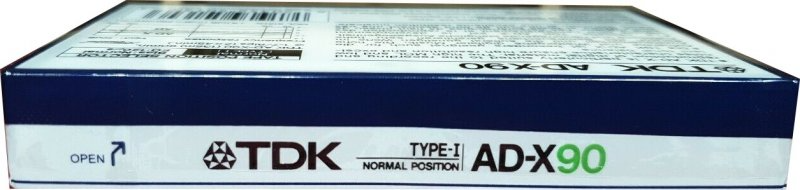 Compact Cassette TDK AD-X 90 Type I Normal 1986 Australia, Europe