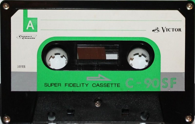 Compact Cassette Victor SF 90 Type I Normal 1972 Japan