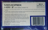 Compact Cassette Memorex HBS II 100 Type II Chrome 1989 North America