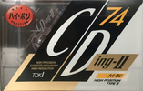 Compact Cassette TDK CDing 2 74 "CDING2-74M" Type II Chrome 1991 Japan