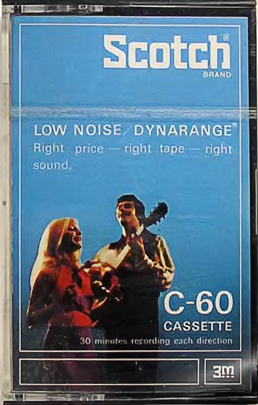 Compact Cassette Scotch Dynarange 60 Type I Normal 1973 Japan