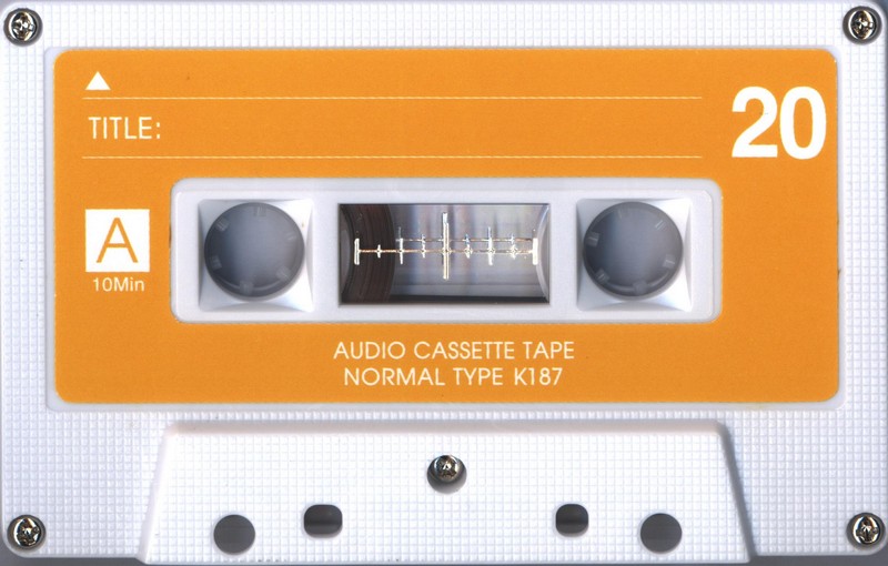 Compact Cassette Daiso K187 20 "№ 124" Type I Normal 2005 Brazil