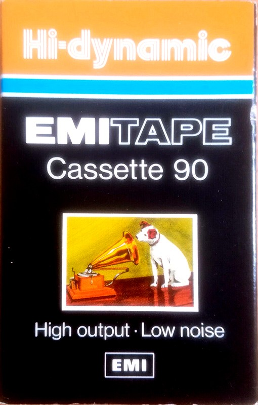 Compact Cassette EMITAPE HI-DYNAMIC 90 Type I Normal 1973 Europe