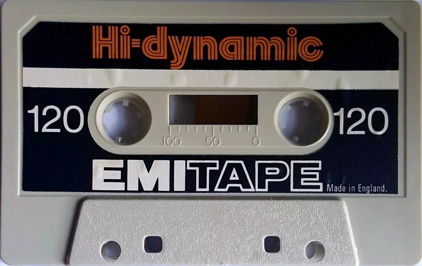 Compact Cassette EMITAPE HI-DYNAMIC 120 Type I Normal 1976 Europe