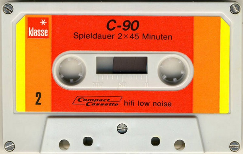 Compact Cassette Klasse 90 Type I Normal 1978 Germany