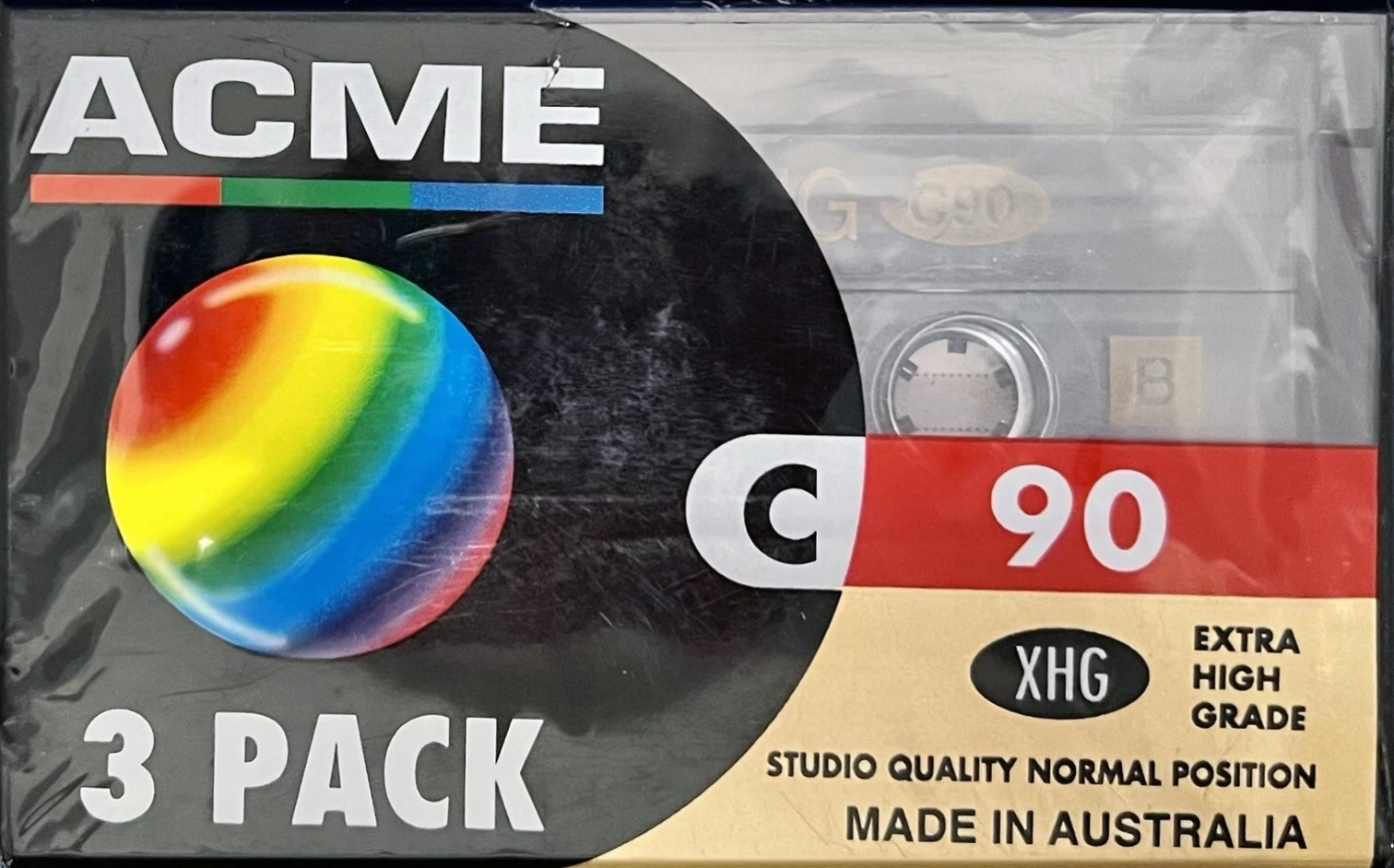 3 pack Acme XHG 90 Type I Normal 1997 Australia