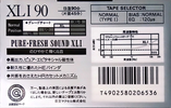 Compact Cassette Maxell XLI 90 Type I Normal 1989 Japan