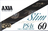 Compact Cassette AXIA PS-Is 60 "PS-1S A 60" Type I Normal 1990 Japan