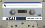 Compact Cassette Akai LN 90 Type I Normal 1972 Europe