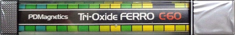 Compact Cassette PDM Tri-Oxide Ferro 60 Type I Normal 1981 Europe