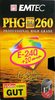 VHS, Video Home System Emtec PHG 260 Type II Chrome 2000 Worldwide