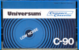 Compact Cassette Universum 90 "Case Blue" Type I Normal 1972 Europe
