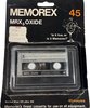 Blister Memorex MRX3 Oxide 45 Type I Normal 1979 USA