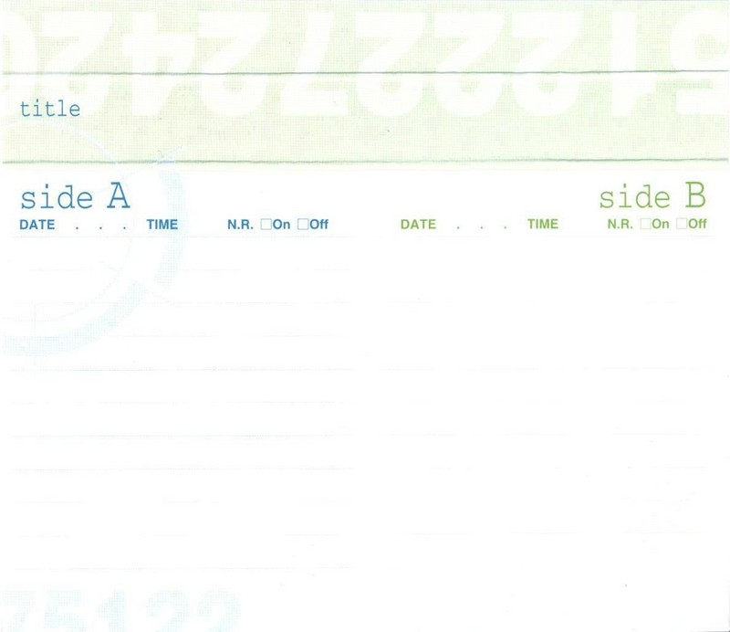 Compact Cassette Savings 120 Type I Normal South Korea