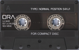 Compact Cassette Ora XJ 54 "C-54XJ1" Type I Normal 1992 Japan