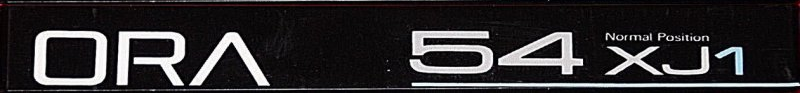 Compact Cassette Ora XJ 54 "C-54XJ1" Type I Normal 1992 Japan