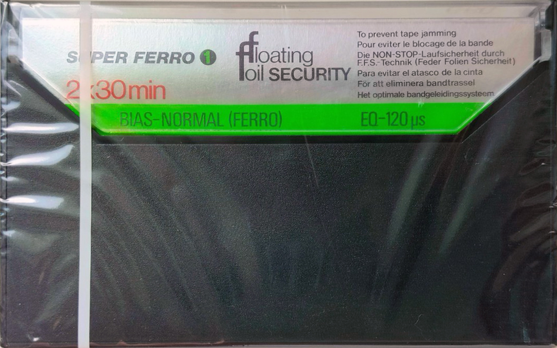 Compact Cassette Philips Super Ferro 60 Type I Normal 1979 Europe