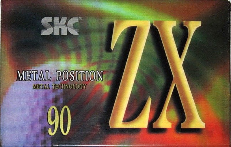 Compact Cassette SKC ZX 90 Type IV Metal 1999 Europe