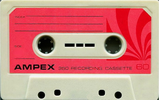 Compact Cassette Ampex 350 60 Type I Normal 1972 Mexico