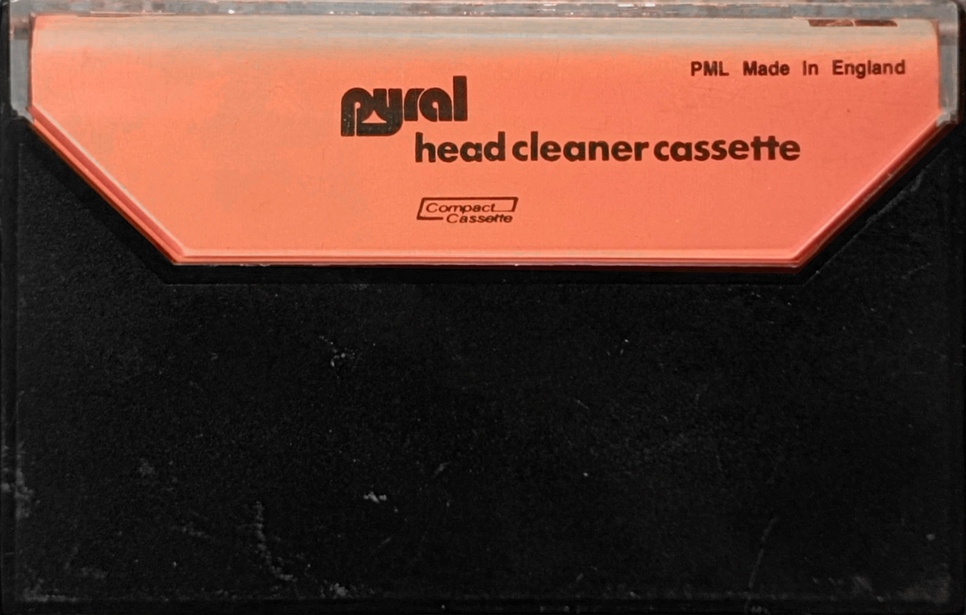 Compact Cassette Pyral Cleaning Cassette 1981 UK