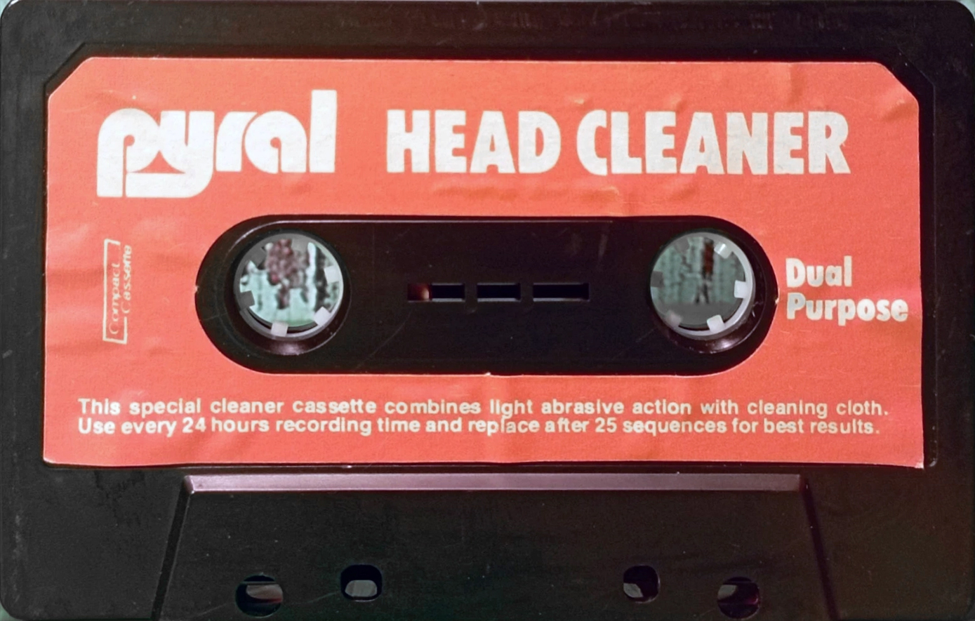 Compact Cassette Pyral Cleaning Cassette 1981 UK