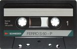 Compact Cassette Schneider Ferro S 60 Type I Normal 1985 Europe