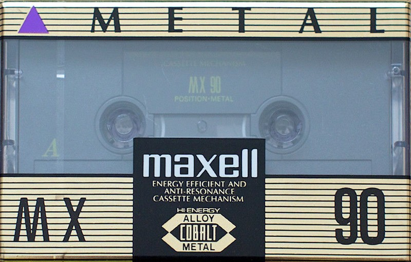 Compact Cassette Maxell MX 90 Type IV Metal 1992 North America