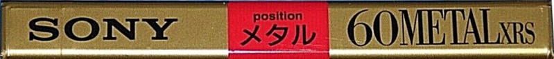 Compact Cassette Sony Metal-XRS 60 Type IV Metal 1994 Japan