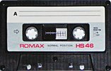 Compact Cassette Romax 46 "HS" Type I Normal Unknown Country