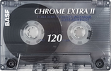 Compact Cassette BASF Chrome Extra II 120 Type II Chrome 1993 USA