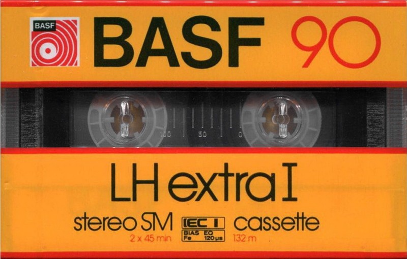 Compact Cassette BASF LH Extra I 90 "Large Window" Type I Normal 1984 Germany
